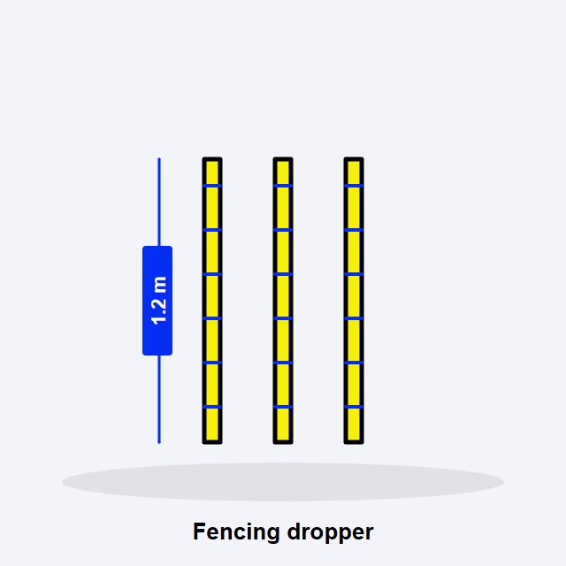 Fencing Dropper 1.2m
